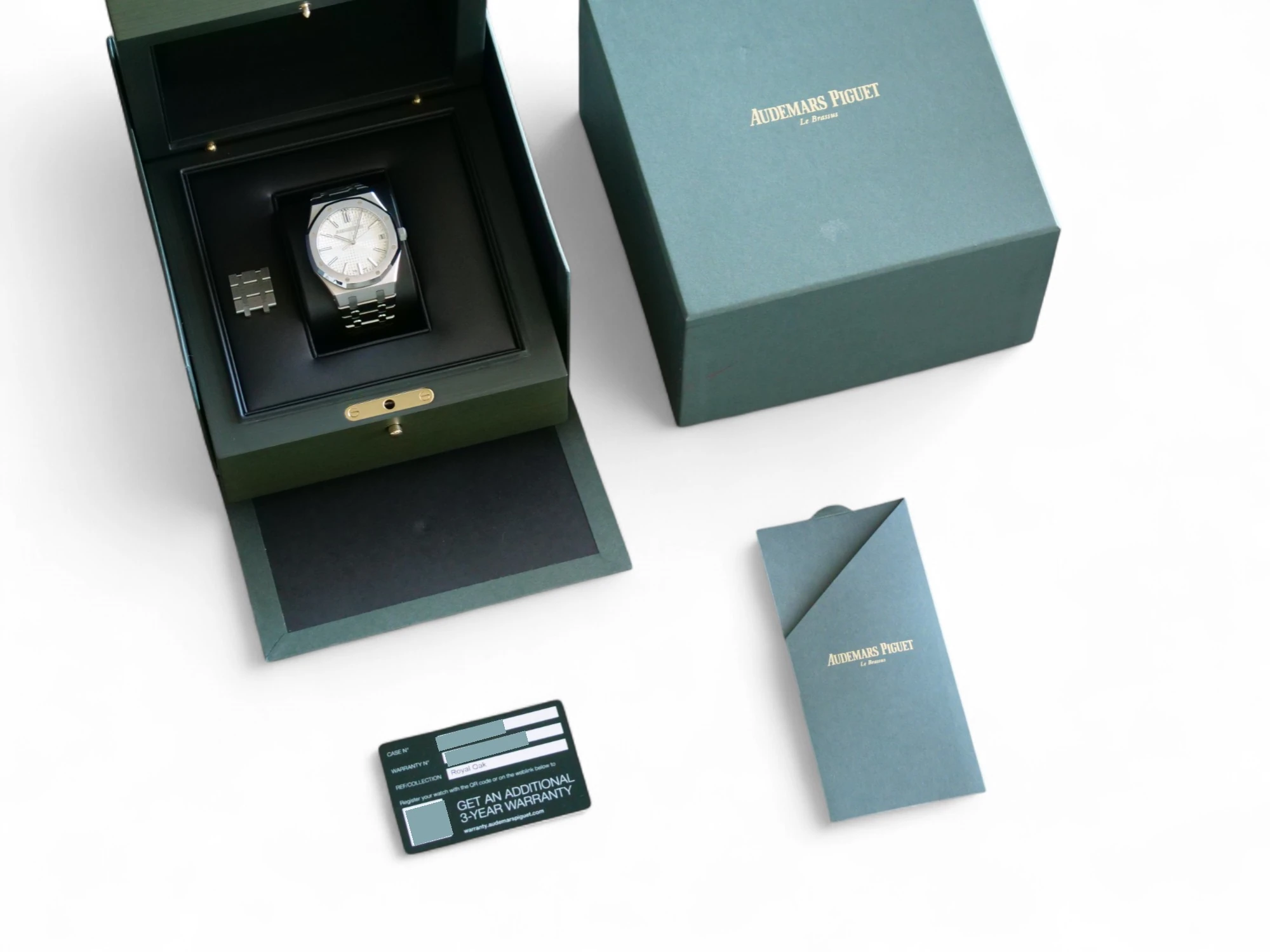 Ap Royal Oak 15510st white dial 2023 full set