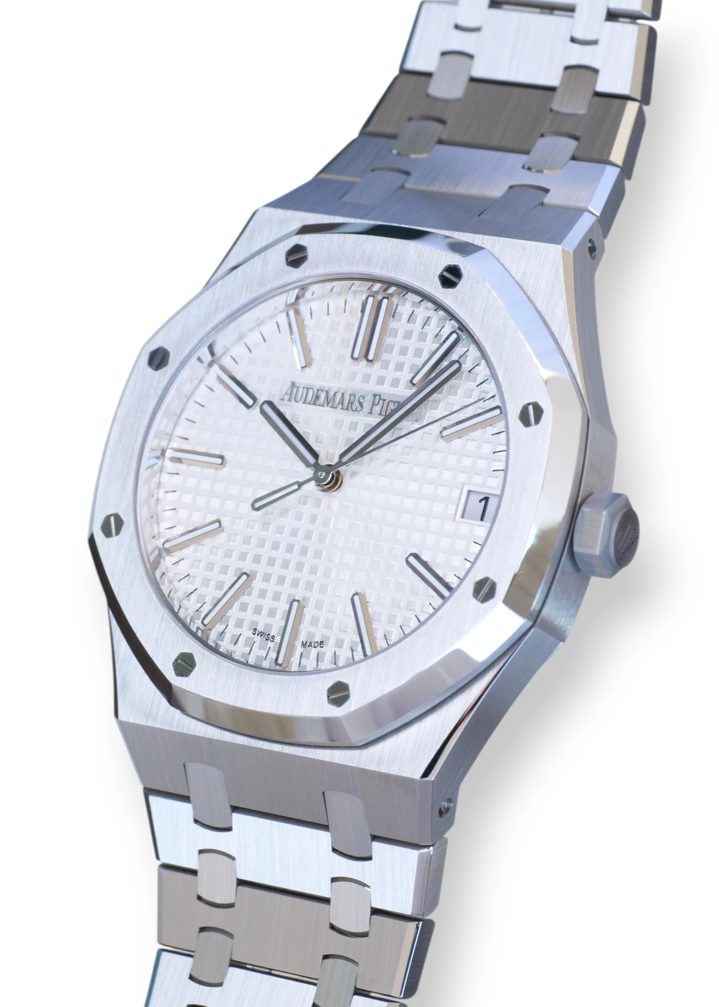 Ap Royal Oak 15510st white dial 2023 full set