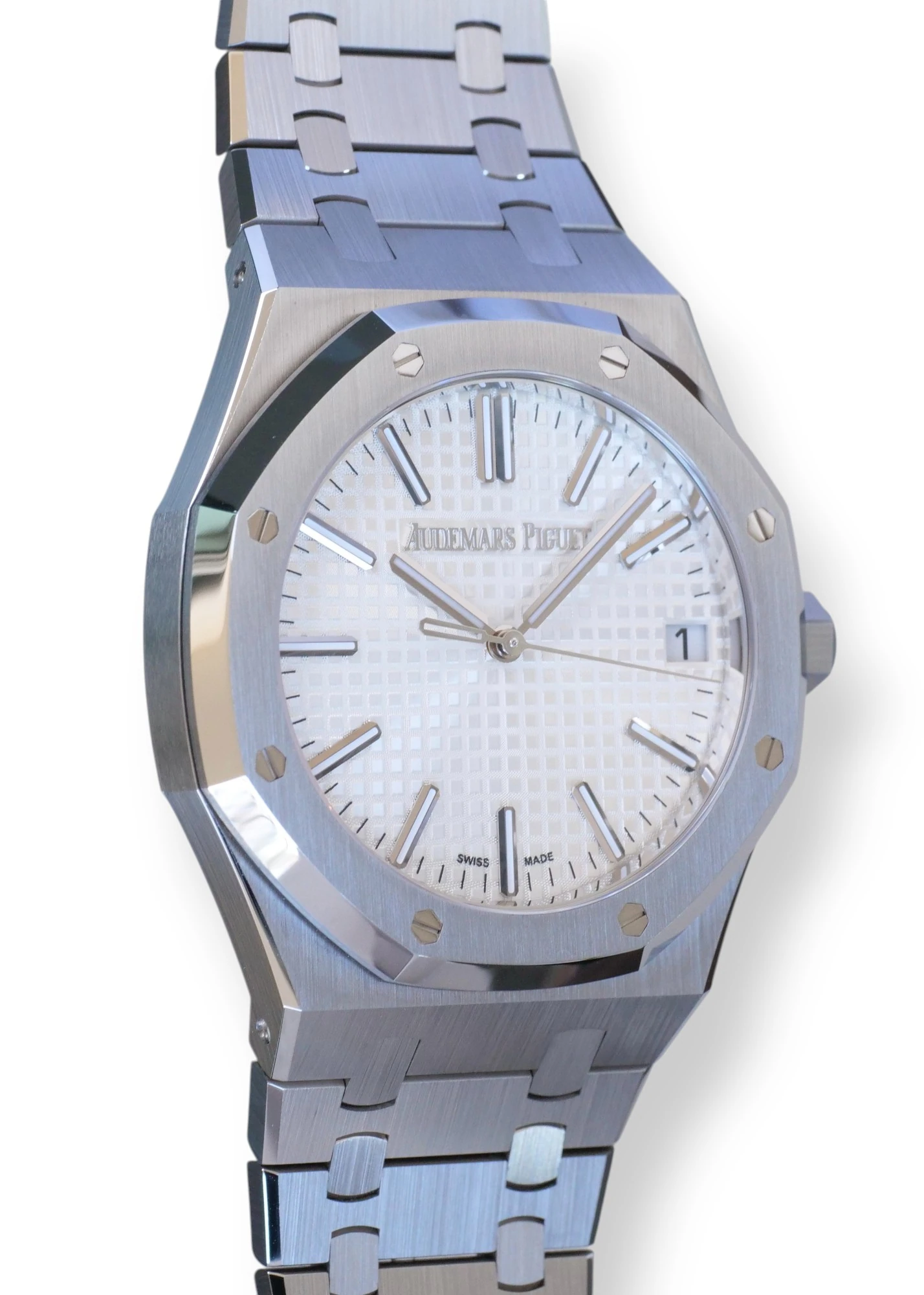 Ap Royal Oak 15510st white dial 2023 full set