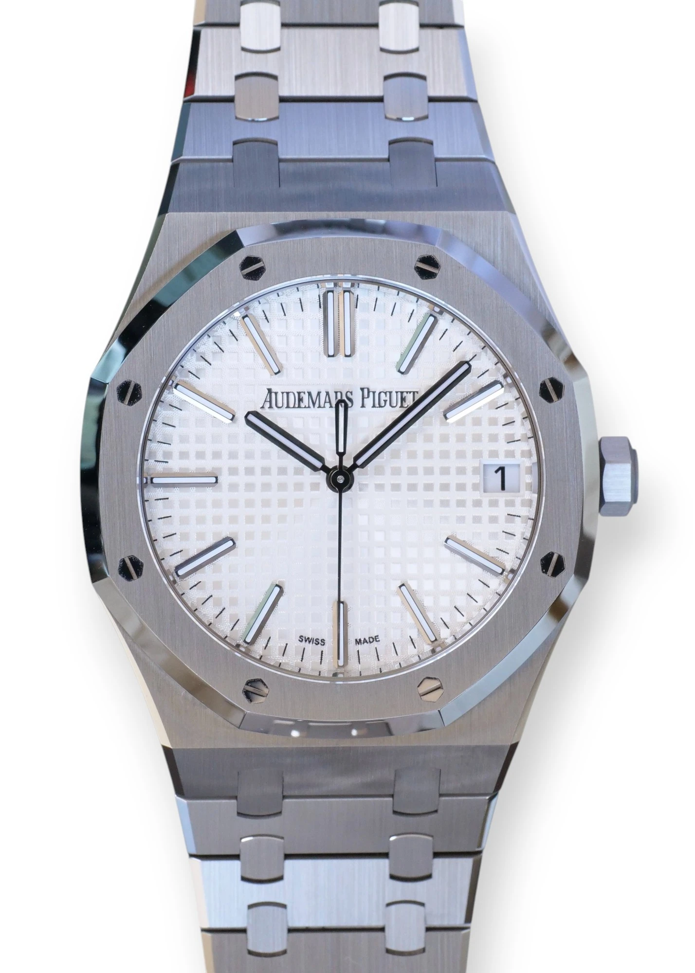 Ap Royal Oak 15510st white dial 2023 full set