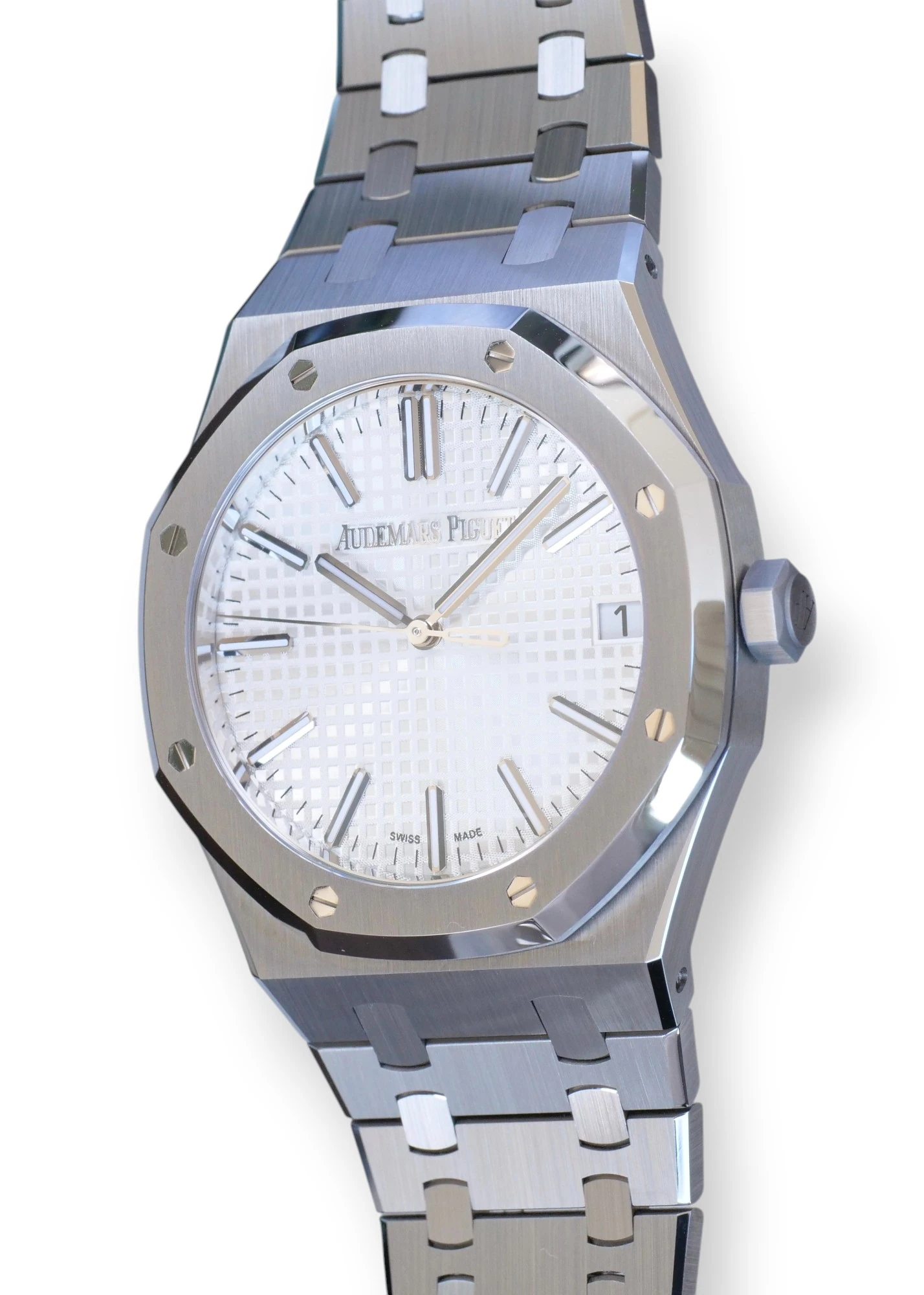 Ap Royal Oak 15510st white dial 2023 full set