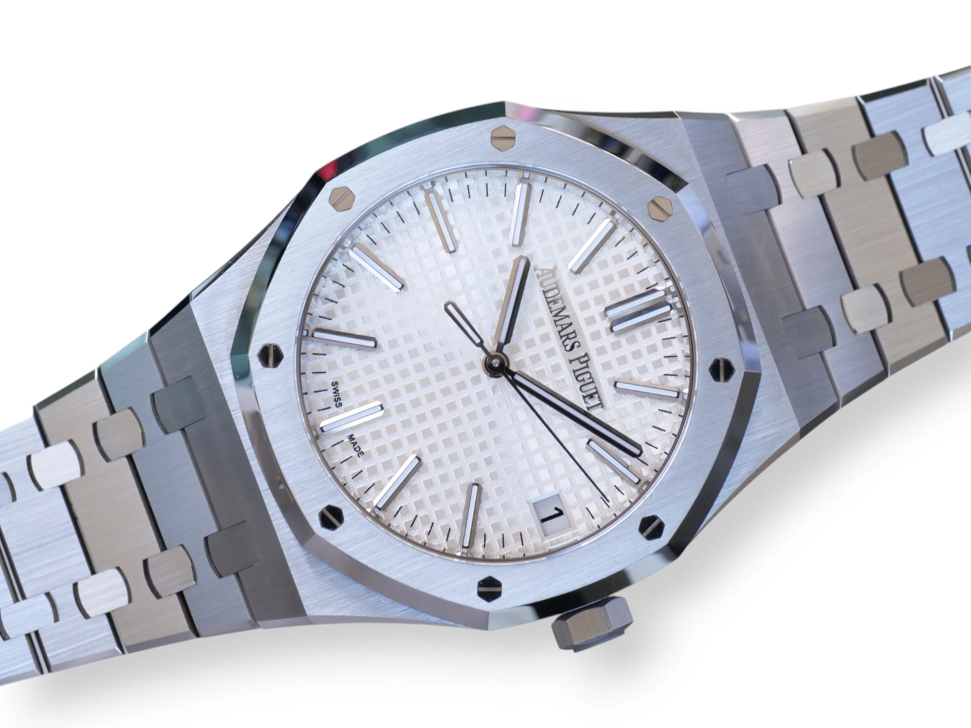 Ap Royal Oak 15510st white dial 2023 full set