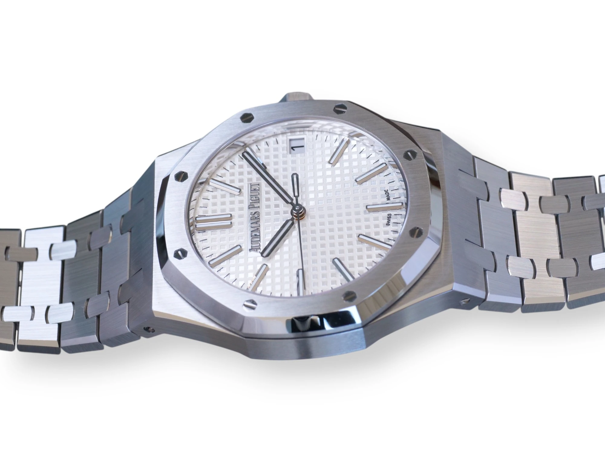 Ap Royal Oak 15510st white dial 2023 full set