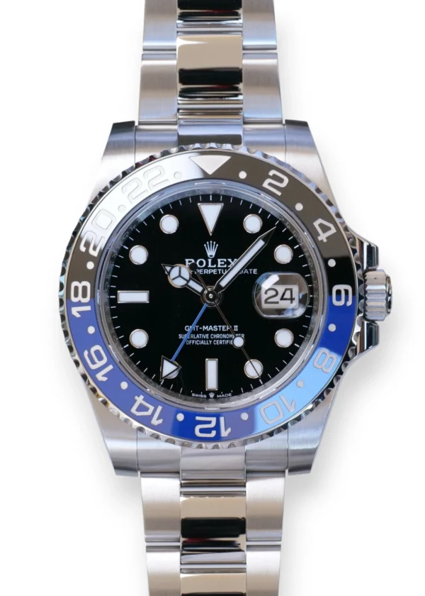 Rolex GMT Master II Batman 126710BLNR full set 2022 mint condition for sale on calibre24