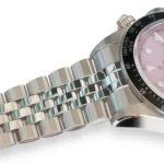 Tudor Black Bay Chrono Pink Dial Full Box set with papers at calibre24