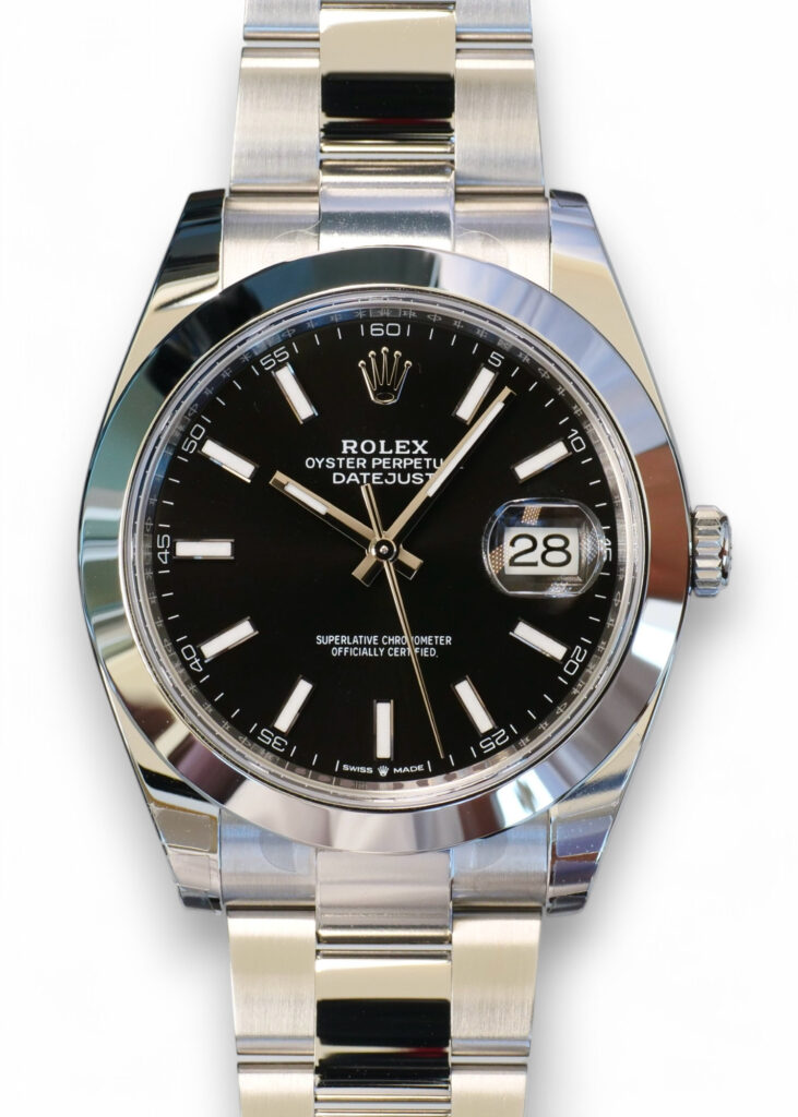 Rolex Datejust 41 Bright Black Dial