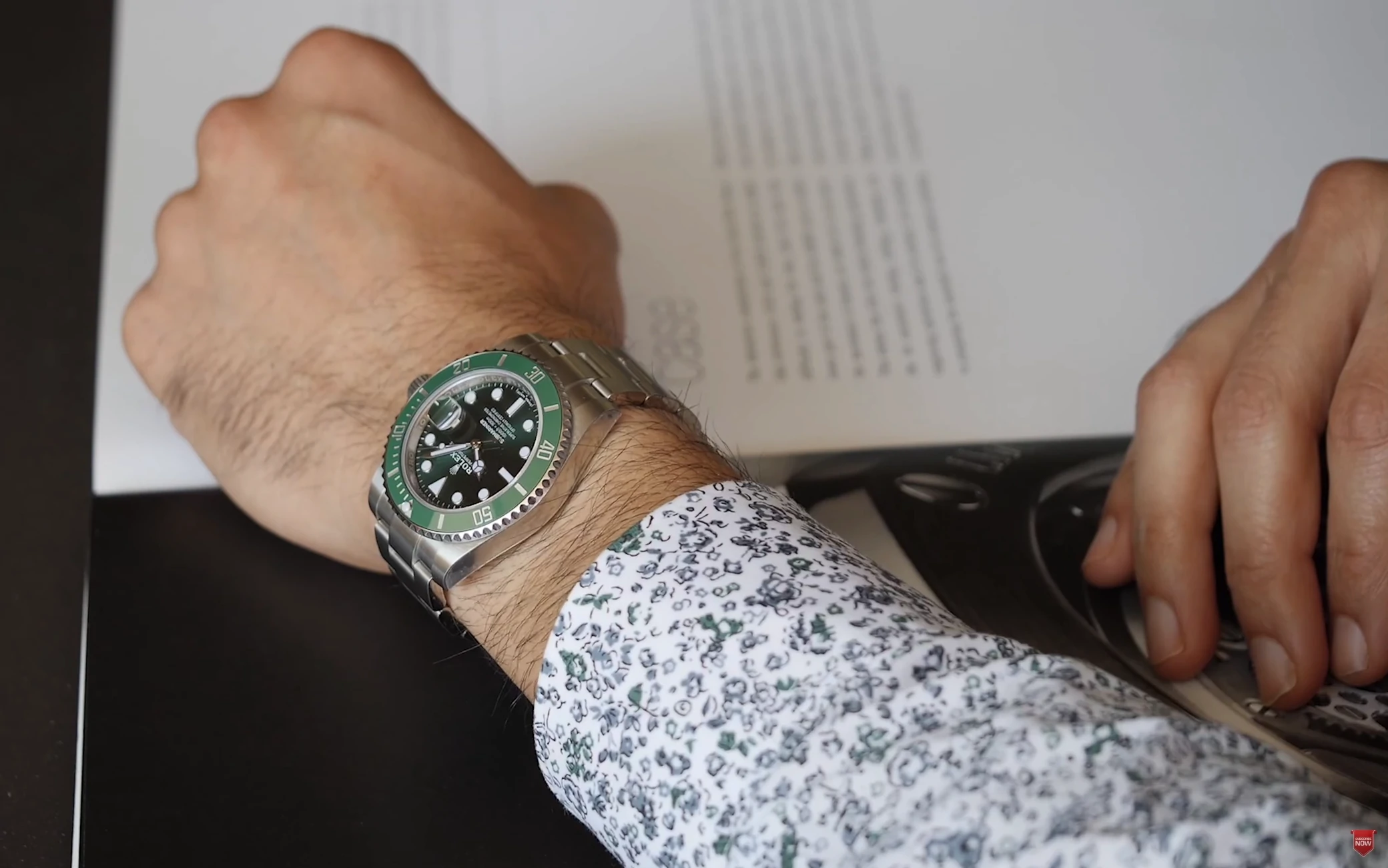 Rolex Submariner on wrist