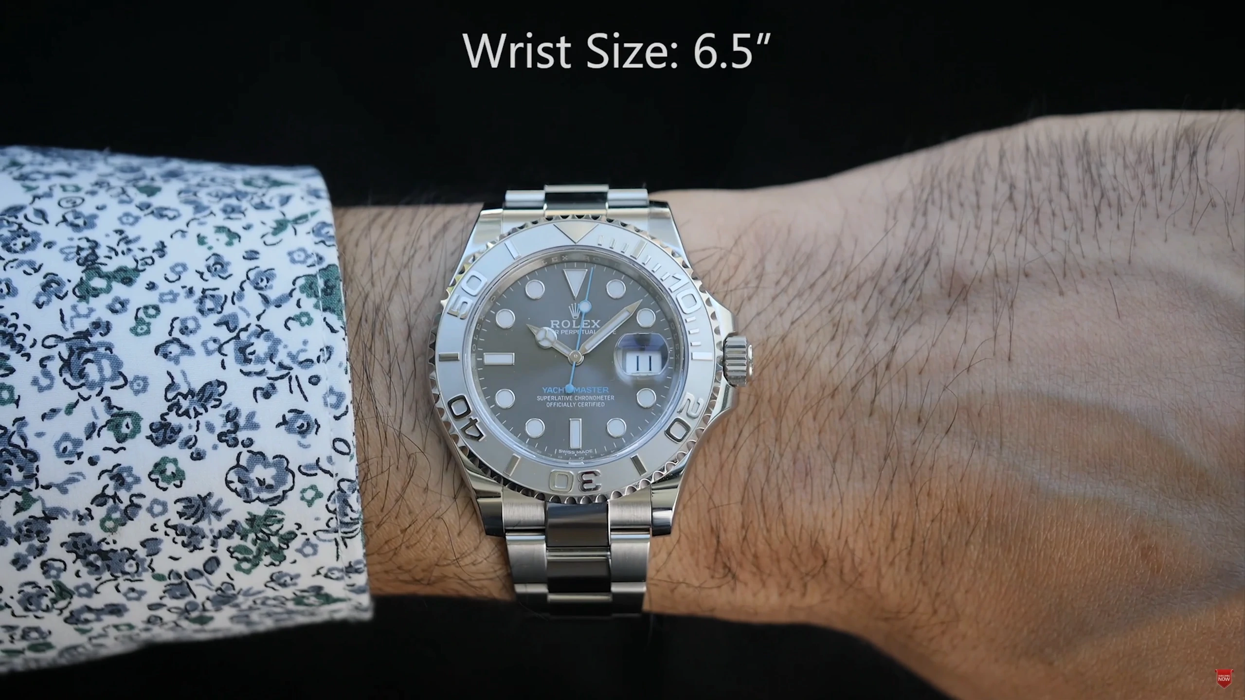 Rolex Yacht Master on wrist