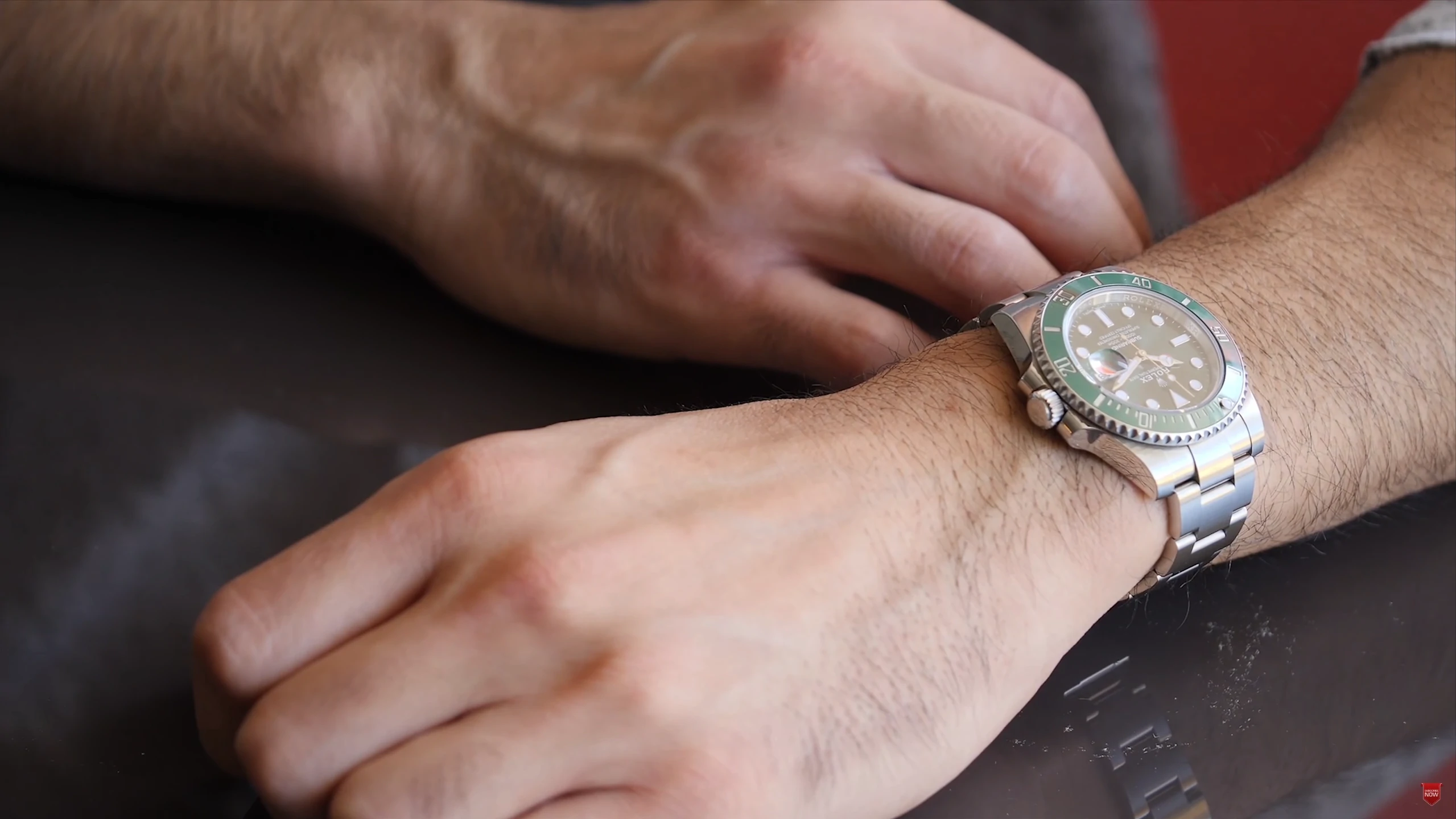 Rolex submariner wrist roll