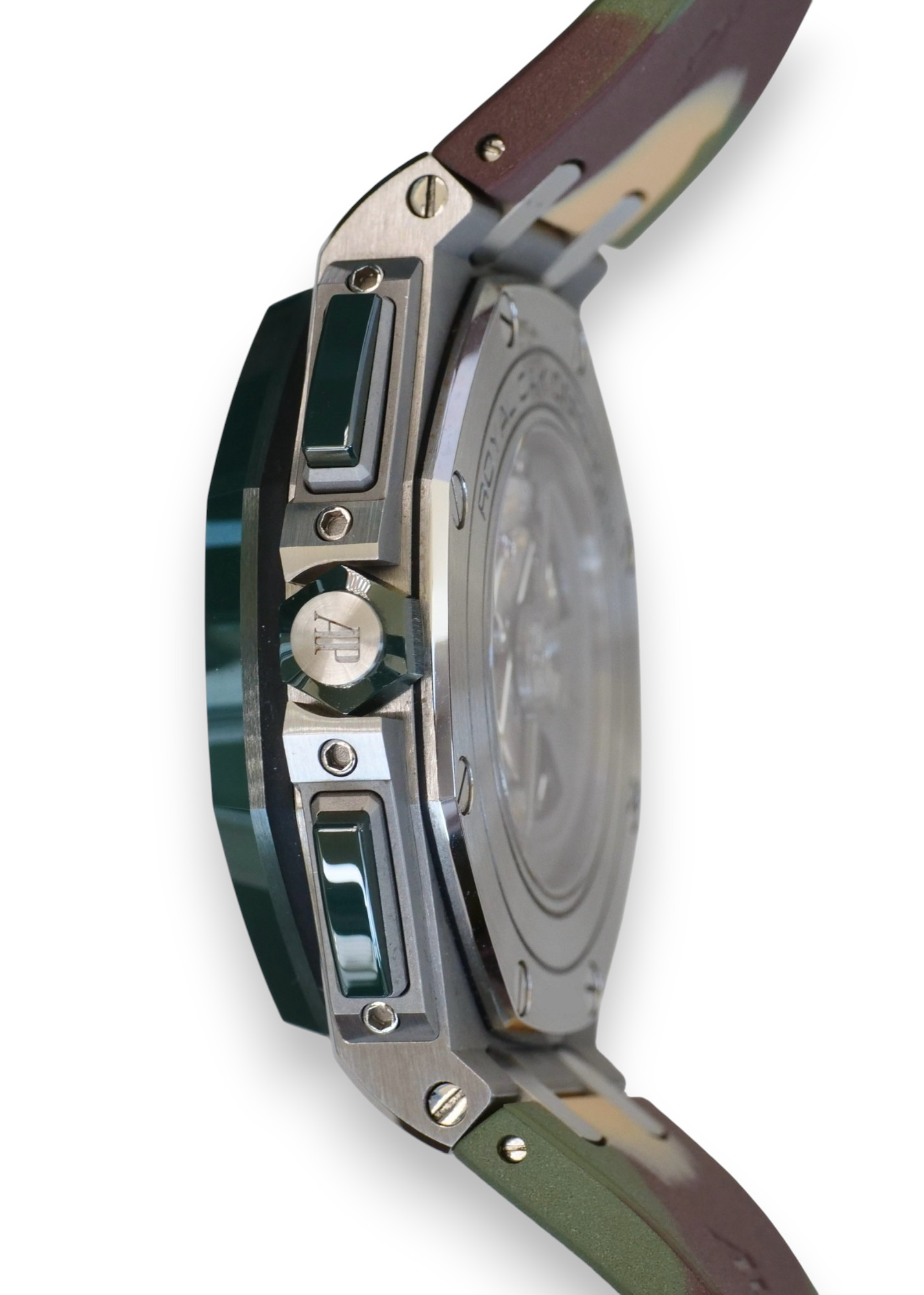 Audemars Piguet Royal Oak Offshore Chrono 44mm crown side