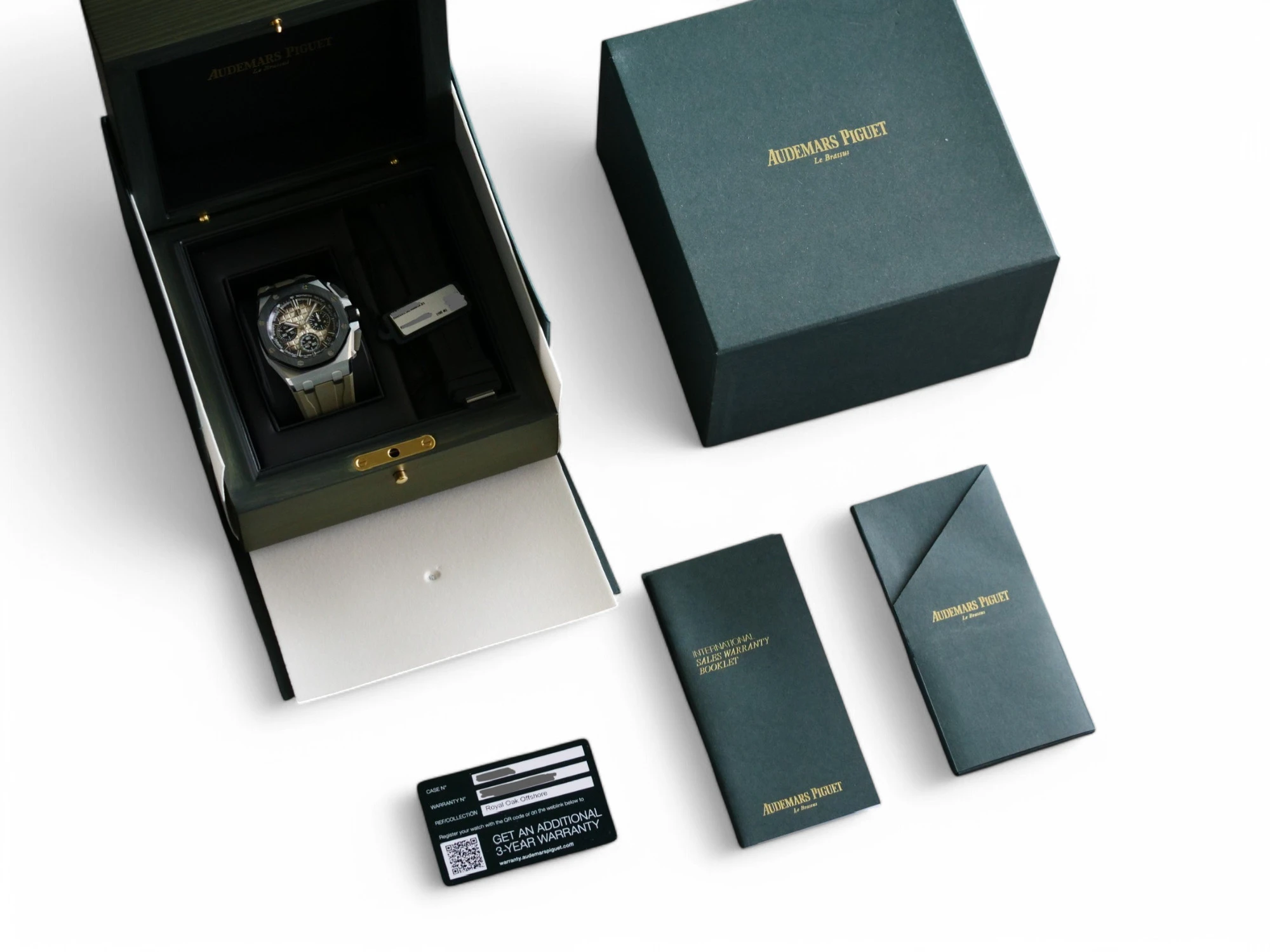 Audemars Piguet Royal Oak 43 Smoked Taupe dial 26420SO Box set