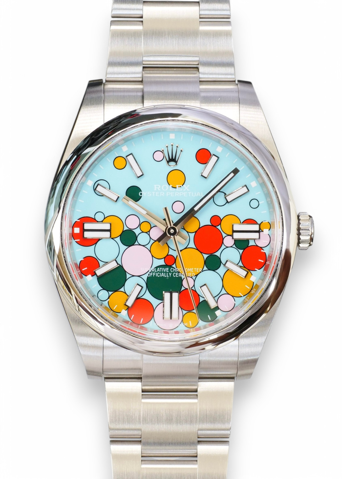 Rolex Oyster Perpetual 41 Celebration motif Box set