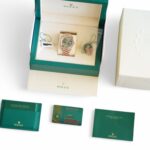 Rolex Day-Date 40 Everose gold olive green dial Box set