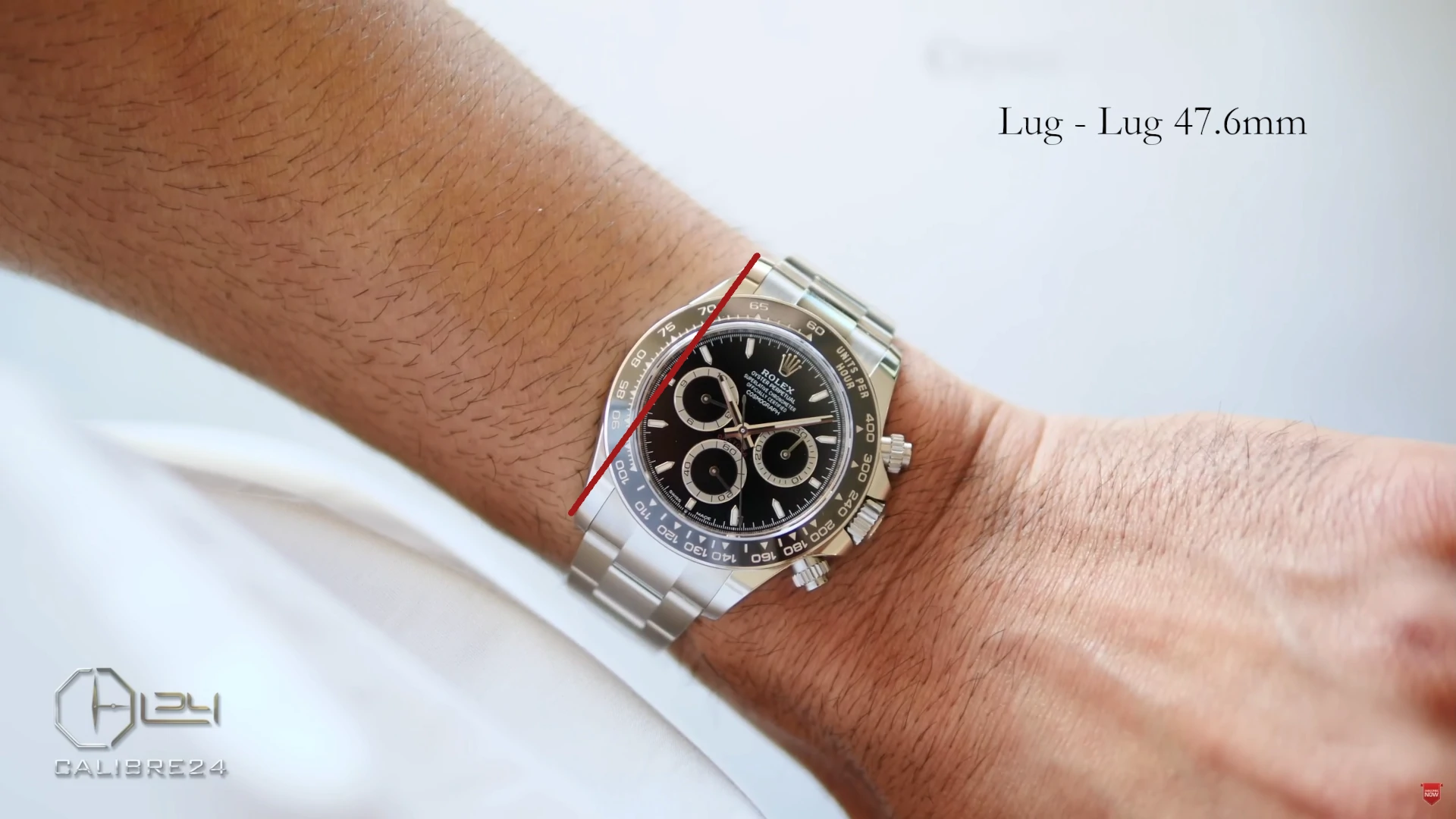 Rolex Daytona 126500LN lug to lug dimensions