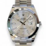 Rolex Datejust 41 Silver Dial condition pics