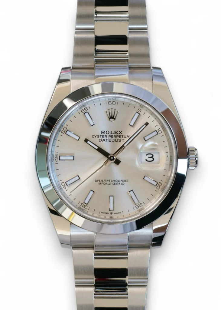 Rolex Datejust 41 Silver Dial condition pics