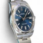 Rolex Oyster Perpetual 41 Bright Blue Dial model 124300