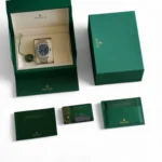 Rolex Oyster Perpetual 41 Bright Blue Dial model 124300 full box and papers set for sale
