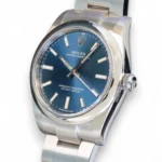 Rolex Oyster Perpetual 34 blue dial jubilee bracelet
