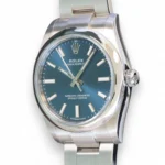 Rolex Oyster Perpetual 34 blue dial jubilee bracelet