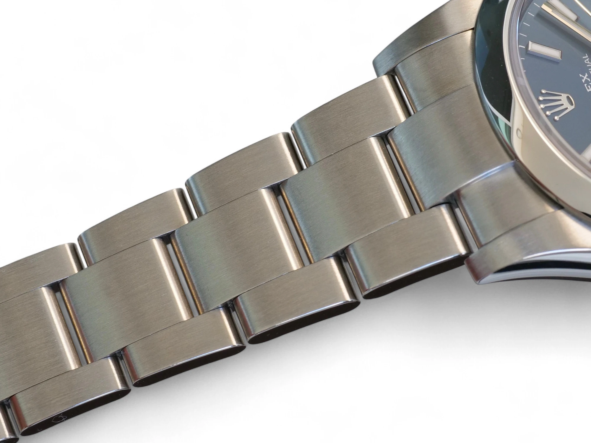 Rolex Oyster Perpetual 34 blue dial jubilee bracelet