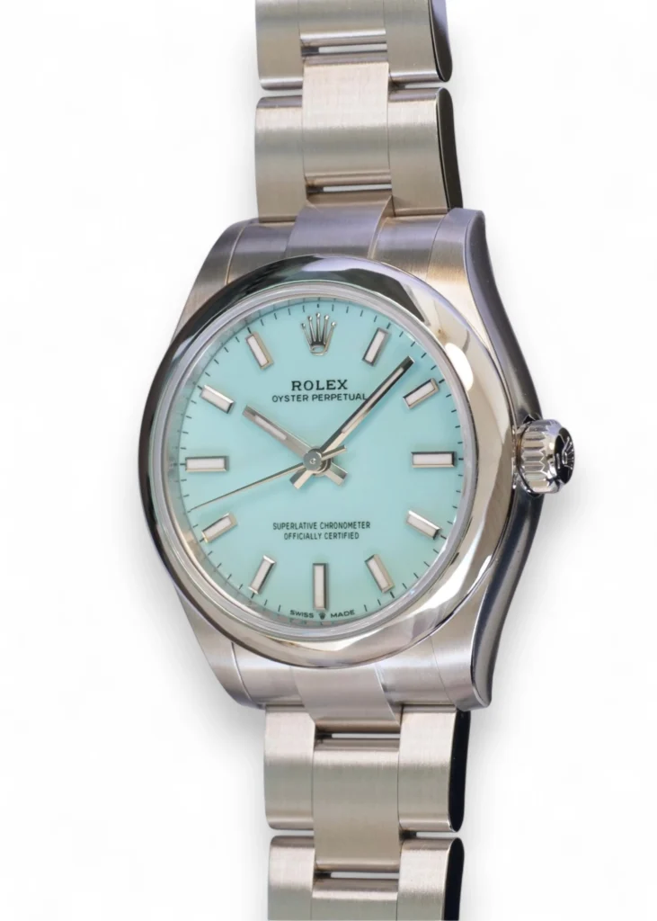ROLEX OYSTER PERPETUAL 31 TIFFANY BLUE DIAL