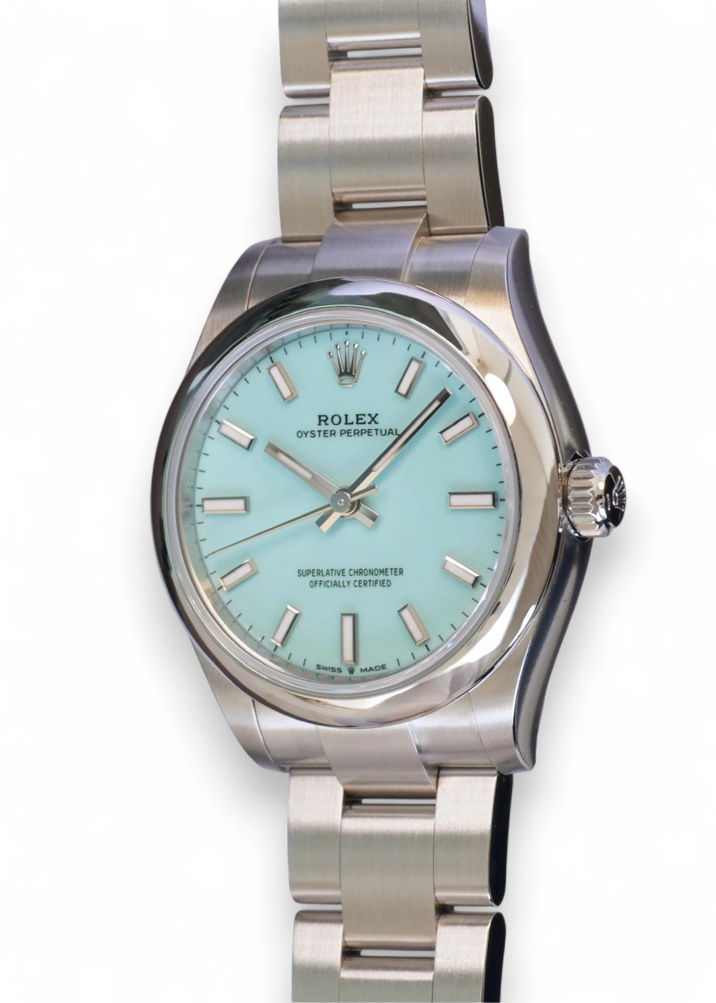 ROLEX OYSTER PERPETUAL 31 TIFFANY BLUE DIAL