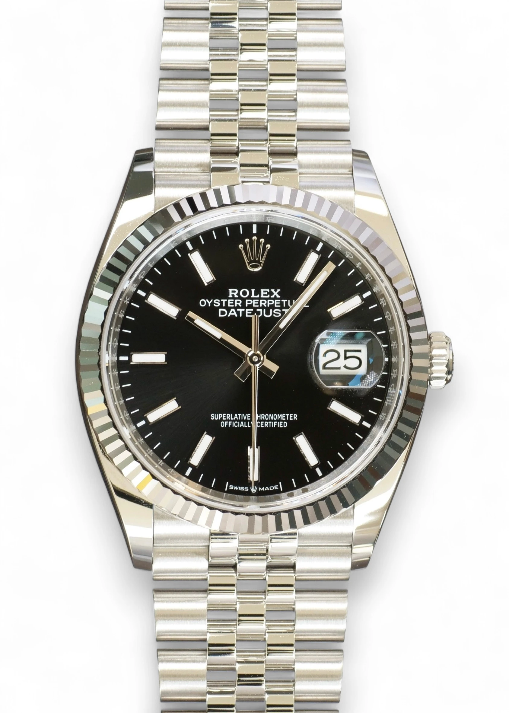 Rolex Datejust 36 Bright Black Dial
