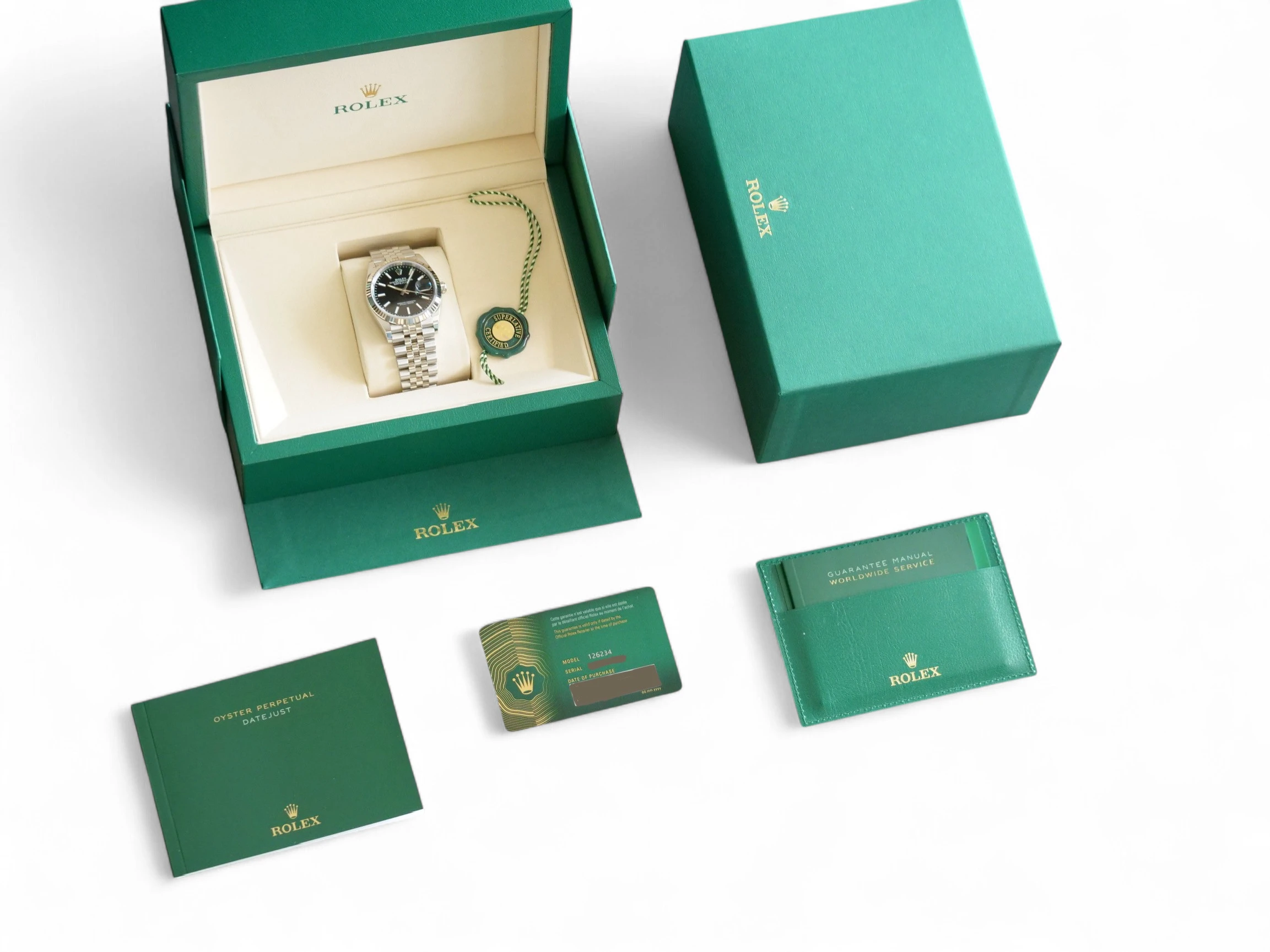 Rolex Datejust 36 Bright Black Dial