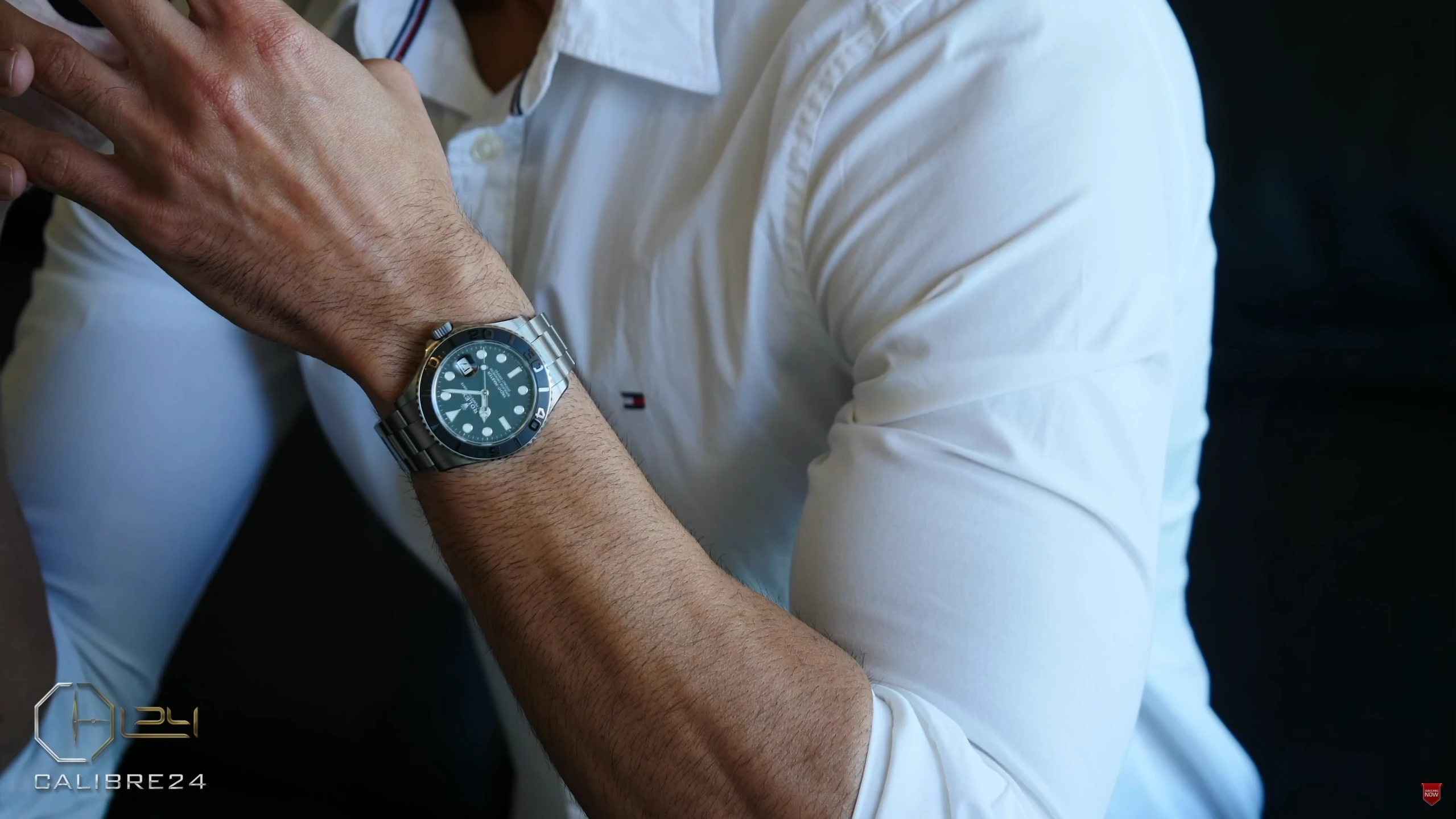 yacht-master 42 titanium on wrist