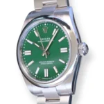 Rolex Oyster Perpetual 41 Green Dial Brand New for sale calibre24