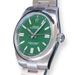 Rolex Oyster Perpetual 41 Green Dial Brand New for sale calibre24