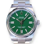 Rolex Oyster Perpetual 41 Green Dial Brand New for sale calibre24