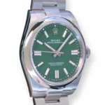Rolex Oyster Perpetual 41 Green Dial Brand New for sale calibre24