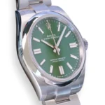 Rolex Oyster Perpetual 41 Green Dial Brand New for sale calibre24