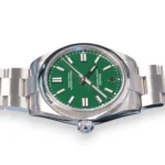 Rolex Oyster Perpetual 41 Green Dial Brand New for sale calibre24