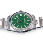 Rolex Oyster Perpetual 41 Green Dial Brand New for sale calibre24