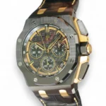 AP ROYAL OAK OFFSHORE 43MM BLACK CERAMIC AND YELLOW GOLD 26420CE for sale