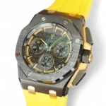 AP ROYAL OAK OFFSHORE 43MM BLACK CERAMIC AND YELLOW GOLD 26420CE for sale
