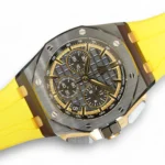 AP ROYAL OAK OFFSHORE 43MM BLACK CERAMIC AND YELLOW GOLD 26420CE for sale