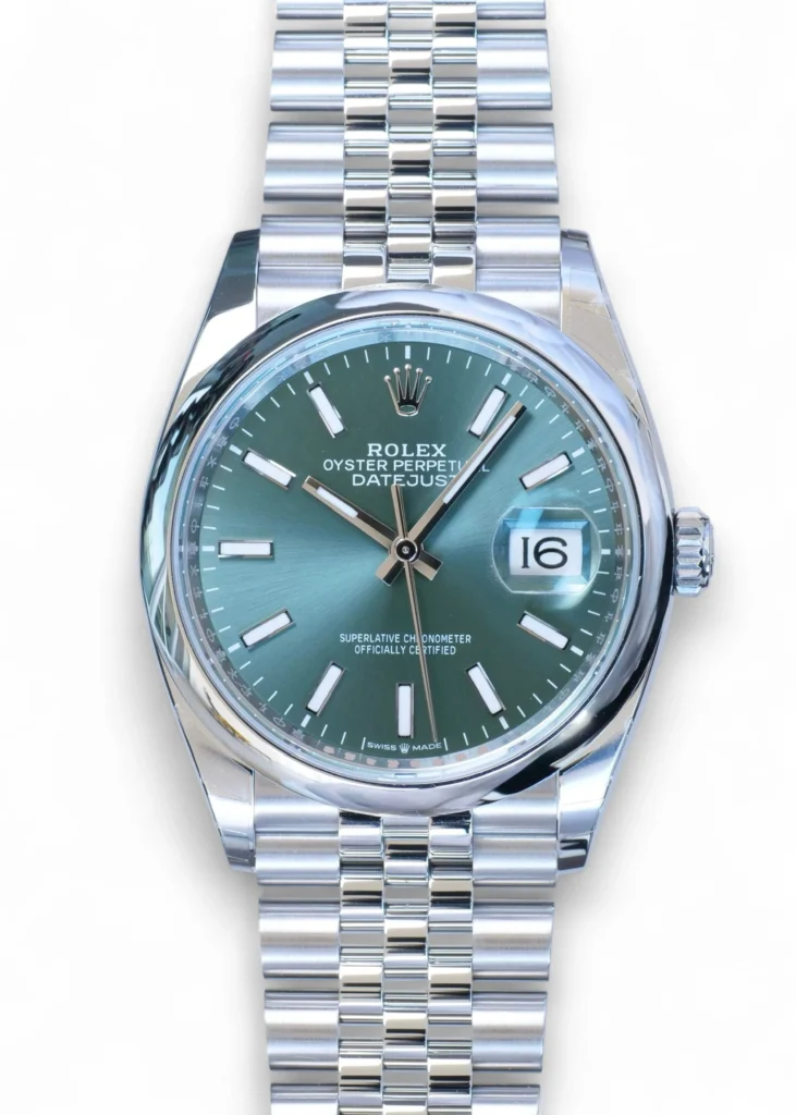 Rolex Datejust 36 Mint Green Dial