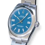 Rolex Oyster Perpetual 41 Med blue Dial 2025 Full box set with papers for sale calibre24