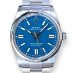 Rolex Oyster Perpetual 41 Med blue Dial 2025 Full box set with papers for sale calibre24
