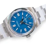Rolex Oyster Perpetual 41 Med blue Dial 2025 Full box set with papers for sale calibre24