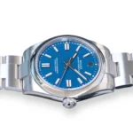 Rolex Oyster Perpetual 41 Med blue Dial 2025 Full box set with papers for sale calibre24