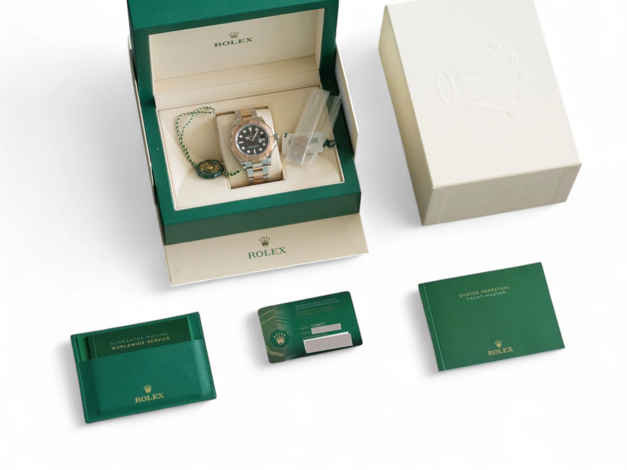 Rolex Yacht-Master 40 Black Dial 126621 for sale at calibre24 as full set with box and papers