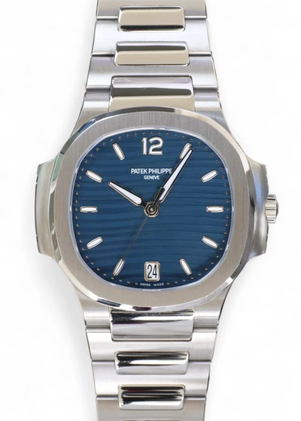 Patek Philippe Nautilus 7118/1A blue dial box set for sale