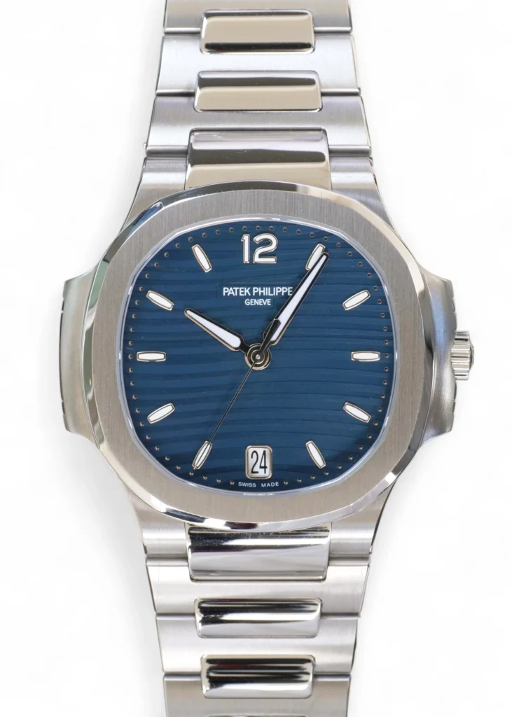Patek Philippe Nautilus 7118/1A blue dial box set for sale