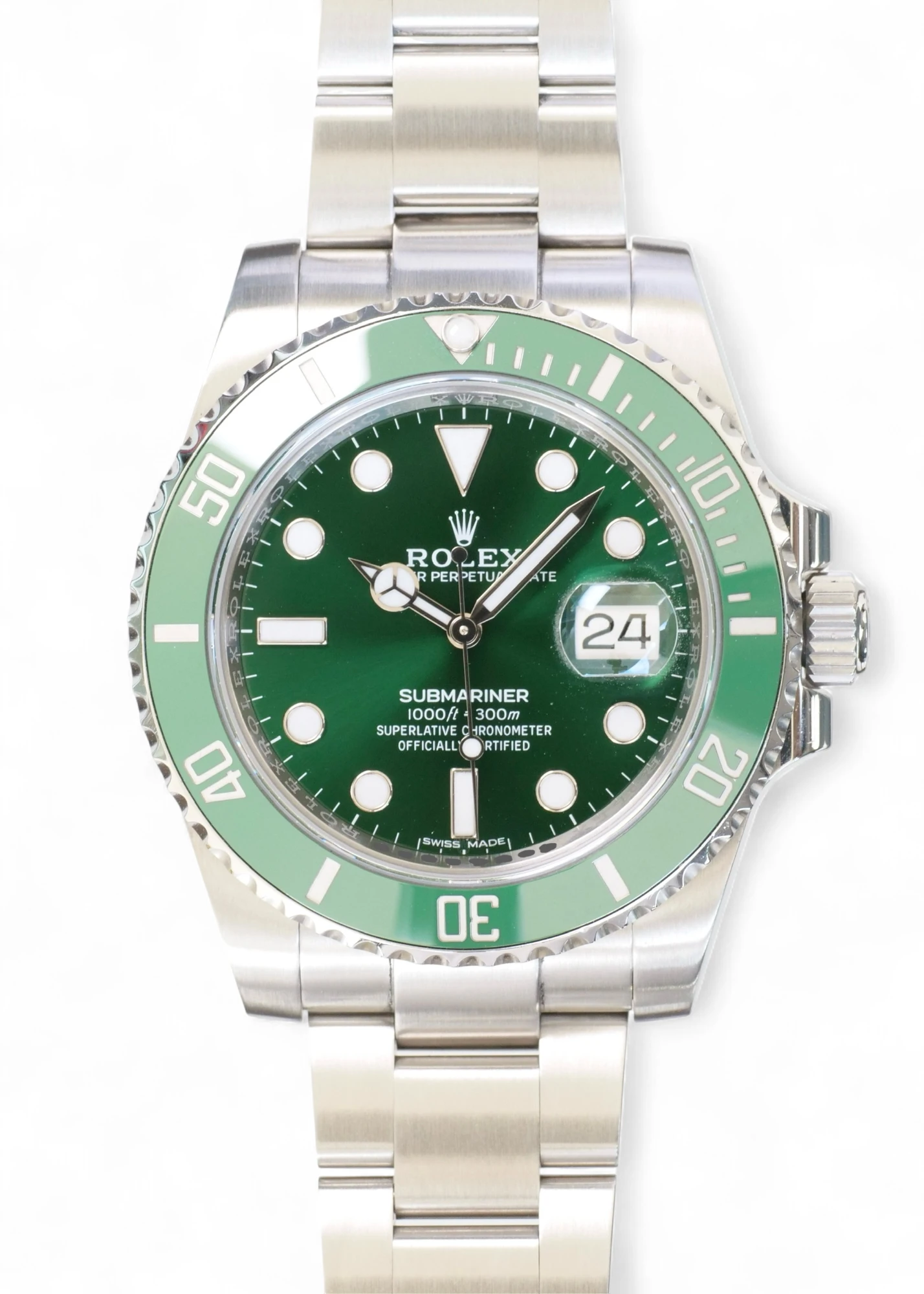 Rolex Submariner Date Hulk 116610LV for sale full box set excellent condition