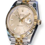 Rolex Datejust 41 golden fluted motif dial
